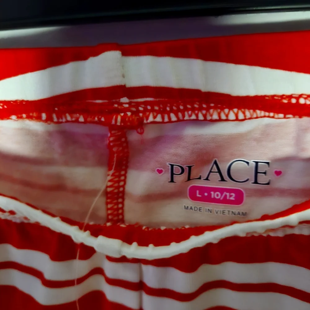 THE‎ CHILDREN'S PLACE GIRLS CANDY CANE LEGGINGS SIZE LARGE 10-12